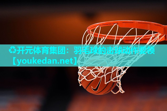 羽毛球的击球动作要领